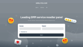 What Smmlites.com website looked like in 2022 (2 years ago)