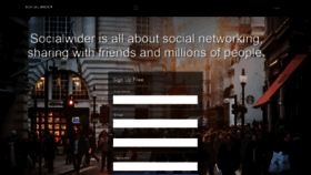 What Socialwider.com website looked like in 2022 (2 years ago)
