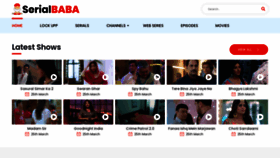 What Serialbaba.co website looked like in 2022 (4 years ago)