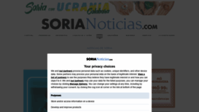 What Sorianoticias.com website looked like in 2022 (2 years ago)