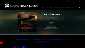 What Soundtrackloops.com website looked like in 2022 (2 years ago)