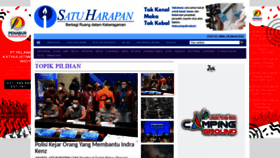 What Satuharapan.com website looked like in 2022 (2 years ago)