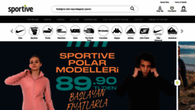 What Sportive.com.tr website looked like in 2022 (2 years ago)