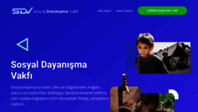 What Sosyaldayanismavakfi.com website looked like in 2022 (2 years ago)