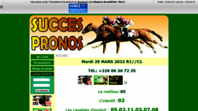 What Succesprono.1s.fr website looked like in 2022 (2 years ago)