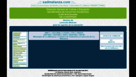 What Sadmatanza.com website looked like in 2022 (2 years ago)