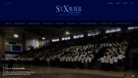 What Stxavier.org website looked like in 2022 (2 years ago)