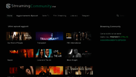 What Streamingcommunity.me website looked like in 2022 (2 years ago)