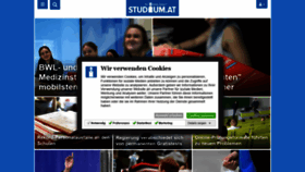 What Studium.at website looked like in 2022 (2 years ago)