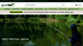 What Sportfish.co.uk website looked like in 2022 (2 years ago)