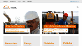 What Soka-bau.de website looked like in 2022 (2 years ago)