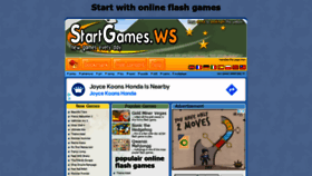 What Startgames.ws website looked like in 2022 (2 years ago)