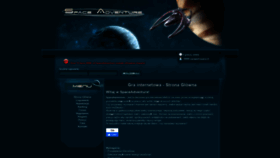 What Spaceadventure.pl website looked like in 2022 (2 years ago)