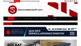 What Savunmasanayist.com website looked like in 2022 (2 years ago)