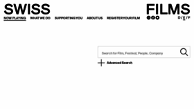 What Swissfilms.ch website looked like in 2022 (2 years ago)