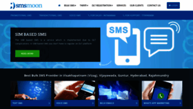 What Smsmoon.com website looked like in 2022 (2 years ago)