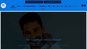 What Serpilasamhairclinic.com website looked like in 2022 (2 years ago)