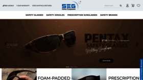 What Safetyeyeglasses.com website looked like in 2022 (2 years ago)