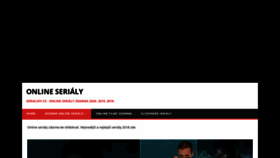 What Serialiky.cz website looked like in 2022 (2 years ago)