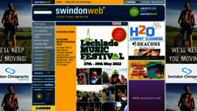 What Swindonweb.com website looked like in 2022 (2 years ago)