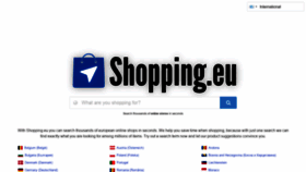 What Shopping.eu website looked like in 2022 (2 years ago)