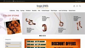 What Sezginjewels.com website looked like in 2022 (2 years ago)