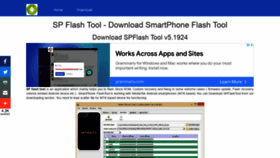 What Spflashtool.com website looked like in 2022 (2 years ago)