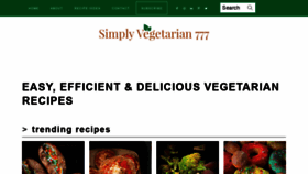 What Simplyvegetarian777.com website looked like in 2022 (2 years ago)
