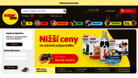 What Superzoo.cz website looked like in 2022 (2 years ago)