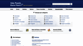 What Saopauloguiafacil.com.br website looked like in 2022 (2 years ago)