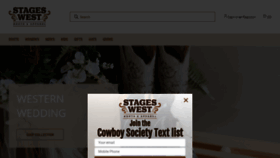 What Stageswest.com website looked like in 2022 (2 years ago)