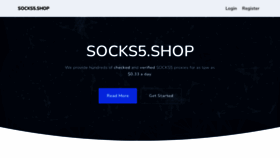 What Socks5.shop website looked like in 2022 (2 years ago)