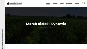 What Szkolkabielak.pl website looked like in 2022 (2 years ago)
