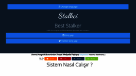 What Stalkci.com website looked like in 2022 (2 years ago)
