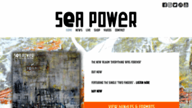 What Seapowerband.com website looked like in 2022 (2 years ago)