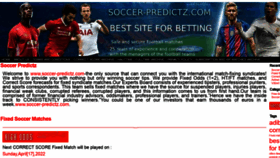 What Soccer-predictz.com website looked like in 2022 (2 years ago)