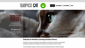 What Subpicocat.com website looked like in 2022 (2 years ago)