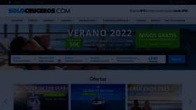 What Solocruceros.com website looked like in 2022 (2 years ago)