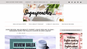 What Sugarpeachesloves.net website looked like in 2022 (2 years ago)