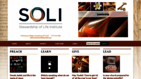 What Stewardshipoflife.org website looked like in 2022 (2 years ago)
