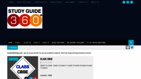 What Studyguide360.com website looked like in 2022 (3 years ago)
