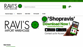 What Shopravis.com website looked like in 2022 (2 years ago)