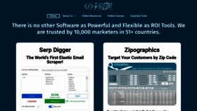 What Serpdigger.com website looked like in 2022 (2 years ago)