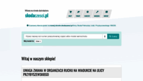 What Skodaczesci.pl website looked like in 2022 (1 year ago)