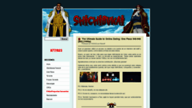 What Shichibukai.net website looked like in 2022 (2 years ago)