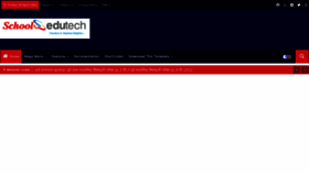 What Schooledutech.in website looked like in 2022 (2 years ago)