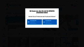 What Sprintis.de website looked like in 2022 (2 years ago)