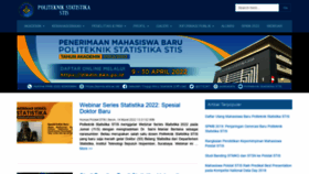 What Stis.ac.id website looked like in 2022 (2 years ago)