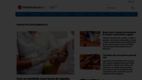 What Sfatulmedicului.ro website looked like in 2022 (2 years ago)