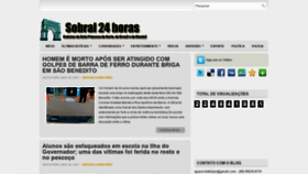 What Sobral24horas.com website looked like in 2022 (1 year ago)
